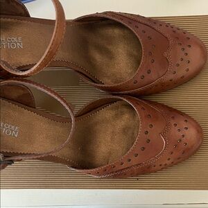 Kenneth Cole Reactions Studded Buckle Heels